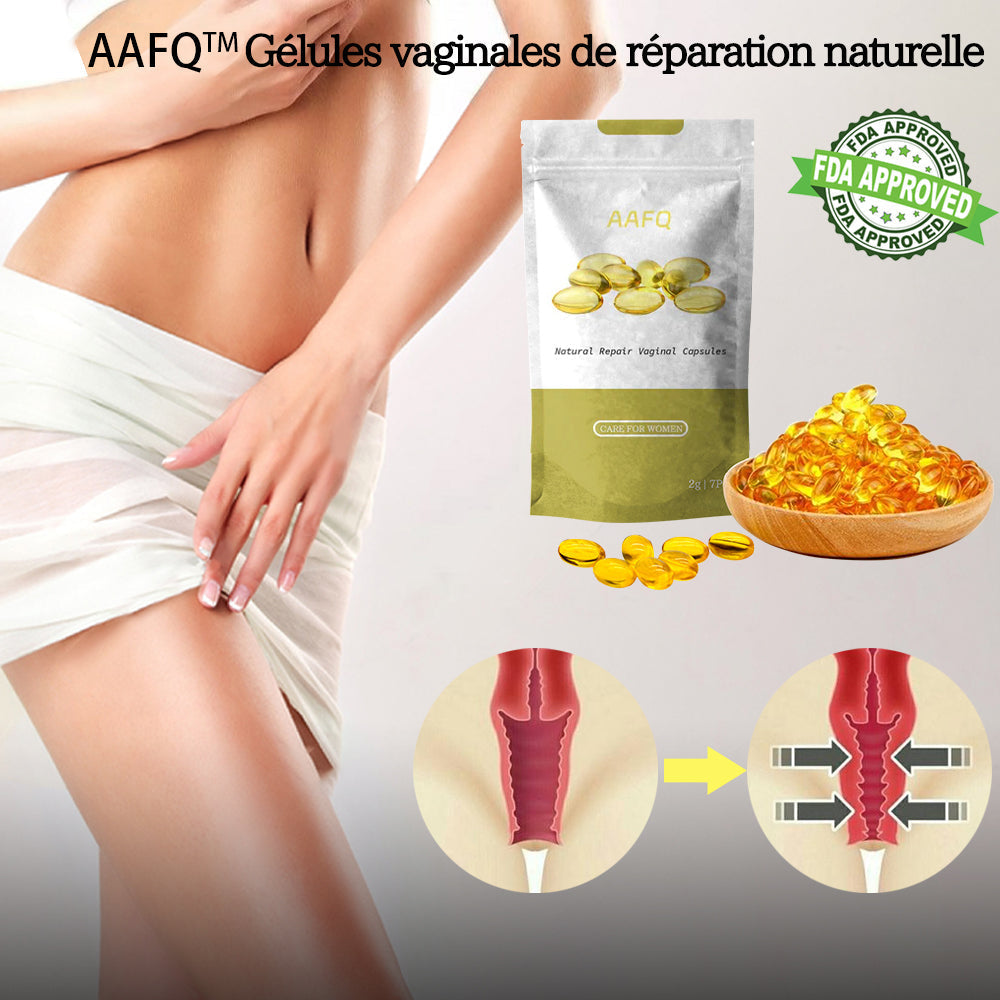 AAFQ® Arrêt Instantané des Démangeaisons & Détox Naturelle & Réparation Raffermissante & Capsules Naturelles Roses et Tendres