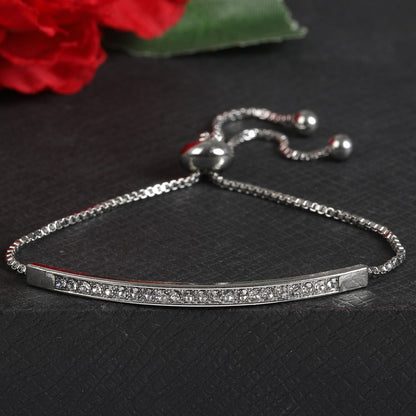 Bracelet infini en strass pour hommes et femmes