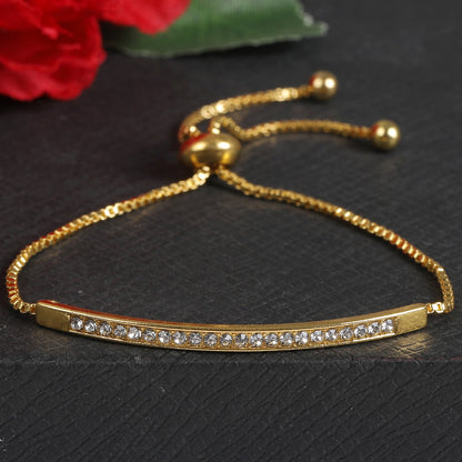 Bracelet infini en strass pour hommes et femmes